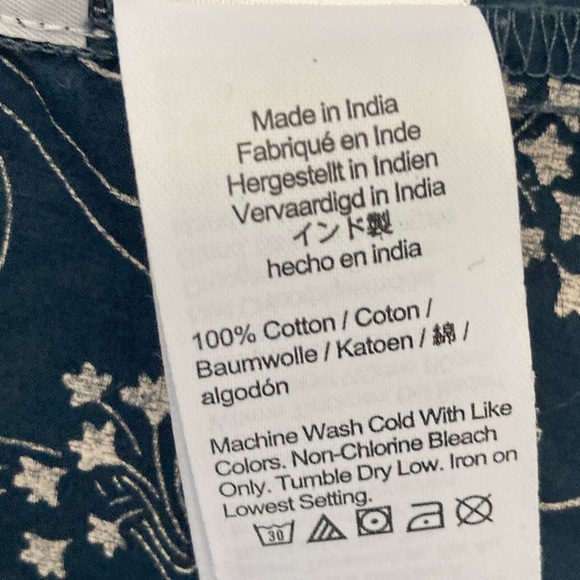 J. Crew Blue and White Puff Sleeve Dress - Picture 9 of 9